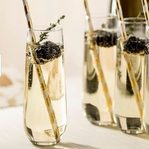 Libbey 6-piece Stemless Flutes Glasses